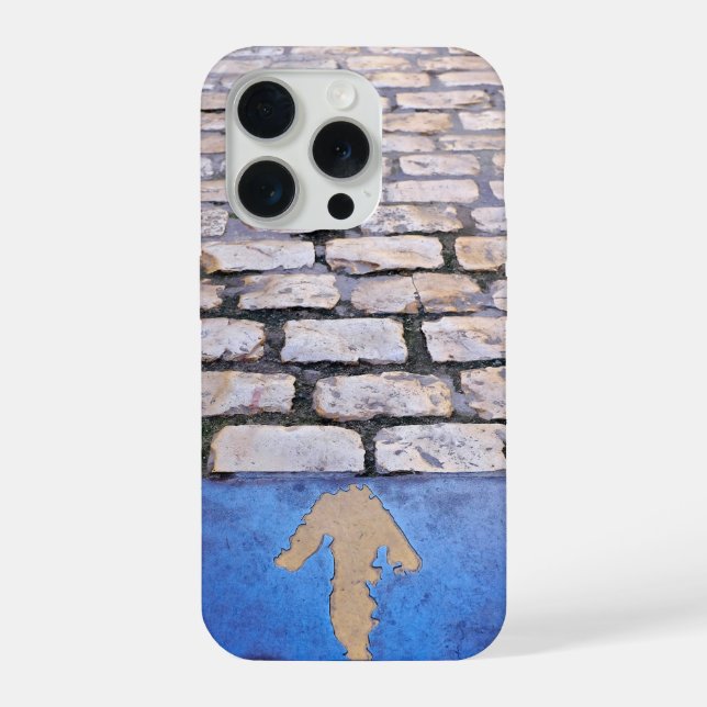 Yellow arrow iPhone case (Back)