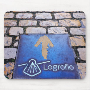 Yellow arrow mouse pad