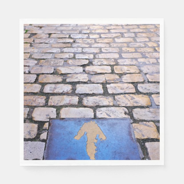 Yellow arrow napkin (Front)