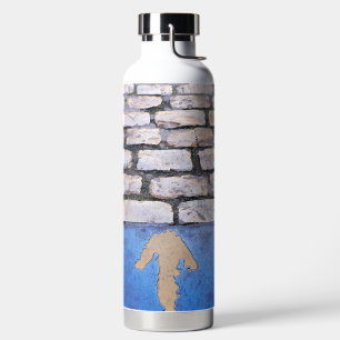 Yellow arrow water bottle