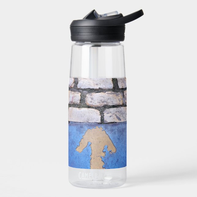 Yellow arrow water bottle (Left)