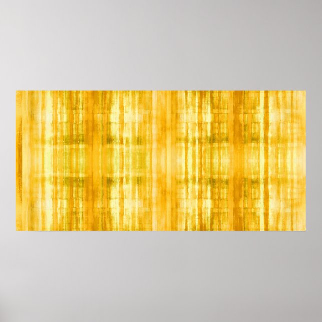 Yellow Art Colour Paint Poster Print (Front)