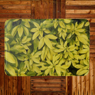 Yellow Asiatic Lilies Floral Bath Mat