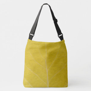 Yellow Aspen Leaf #5 Crossbody Bag