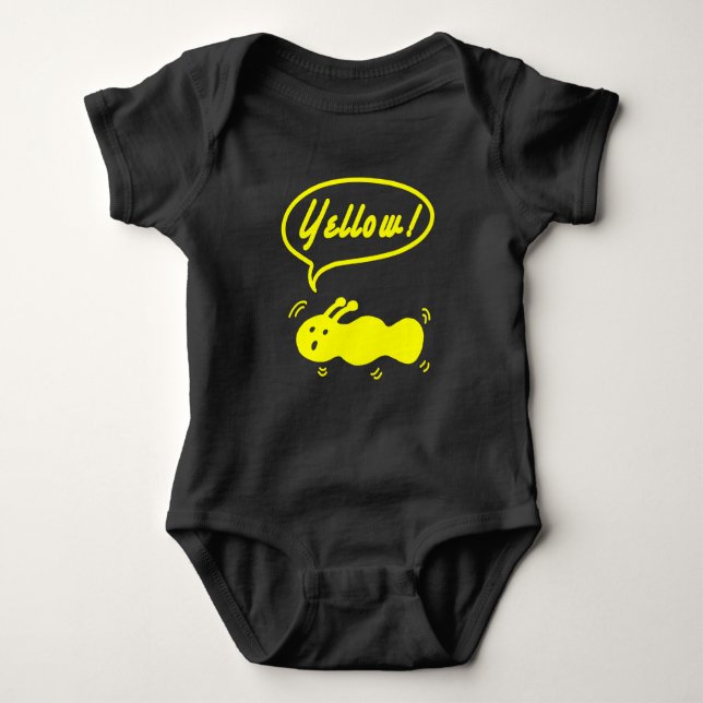 Yellow! Baby Bodysuit (Front)