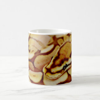 Yellow Ball Python Really Close Up Coffee Mug
