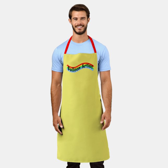 Yellow "Balloon Artist" Apron (Worn)