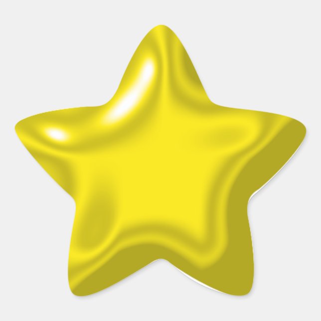 Yellow Balloon Style Sticker (Front)