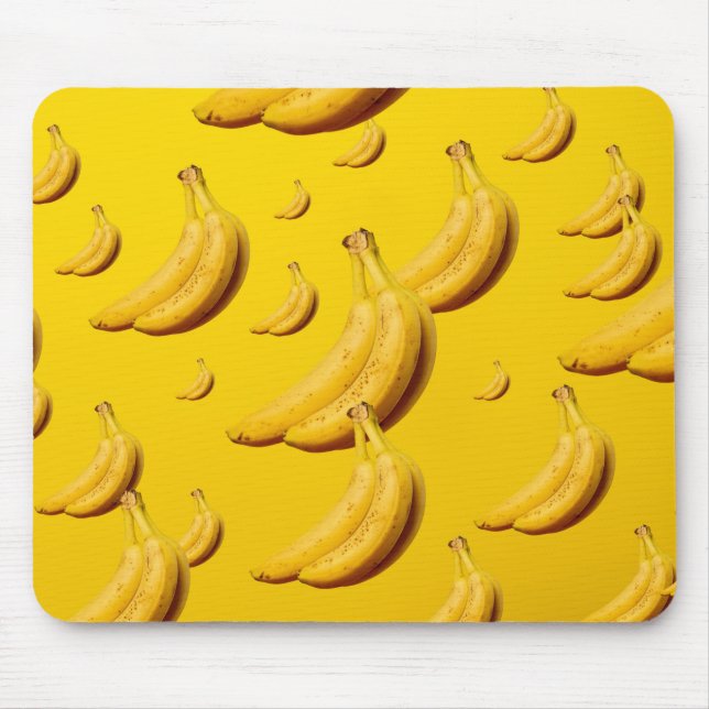 Yellow Banana Fruits Mouse Pad (Front)