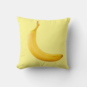 Yellow Banana on yellow  Cushion