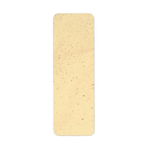 Yellow Banana Sand Return Address Label