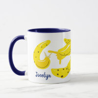 Yellow Banana Slugs Personalised Illustrated
