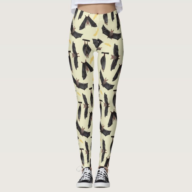 yellow bats leggings (Front)
