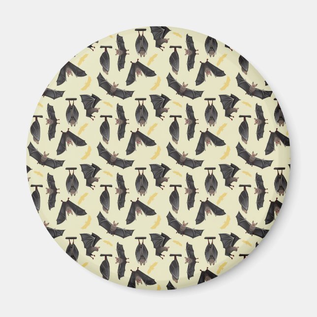 yellow bats magnet (Front)