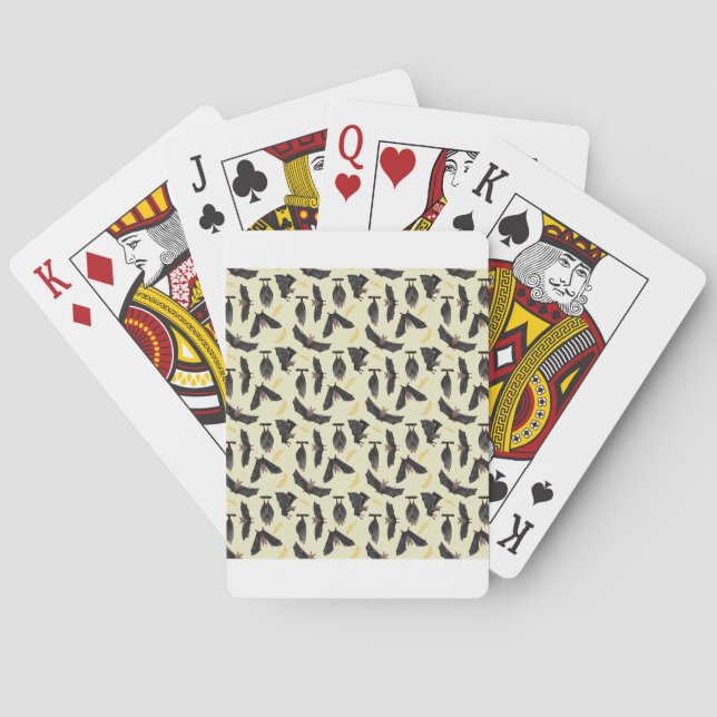 yellow bats playing cards (Back)