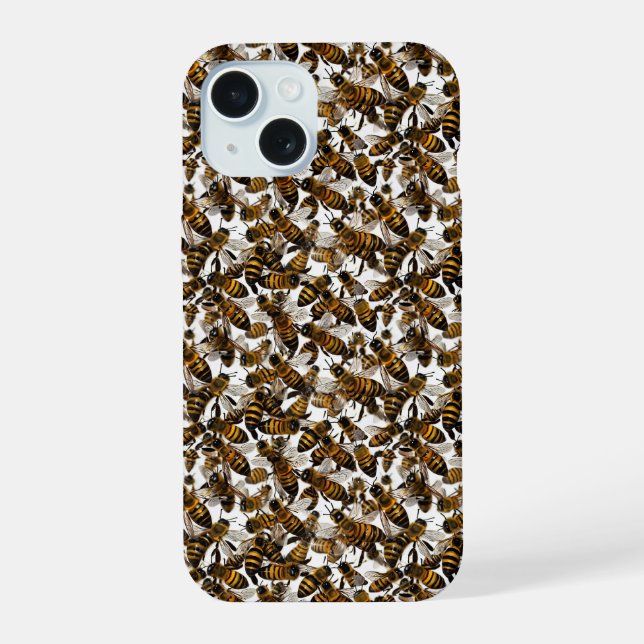 Yellow Bees Phone Case (Back)