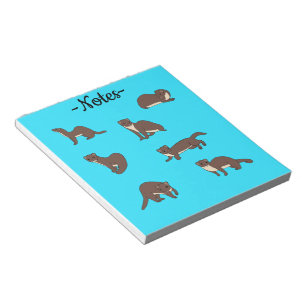 Yellow bellied Weasels Notepad