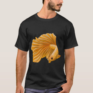 Yellow Betta Colourful Fish T-Shirt