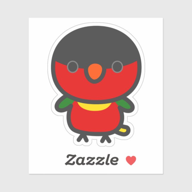 Yellow-bibbed Lory (Sheet)
