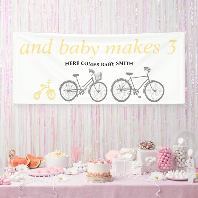 Yellow Bicycle Banner (Party)