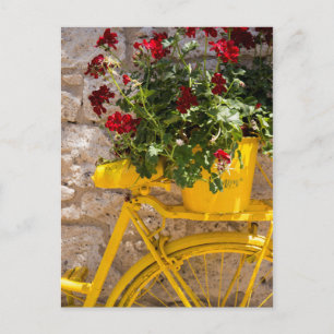 Yellow Bicycle Postcard