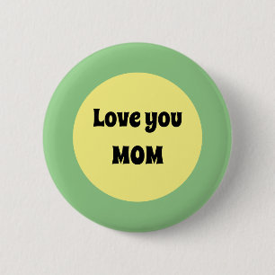 Yellow Big Dot  6 Cm Round Badge