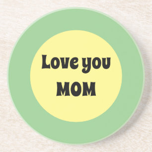 Yellow Big Dot Coaster