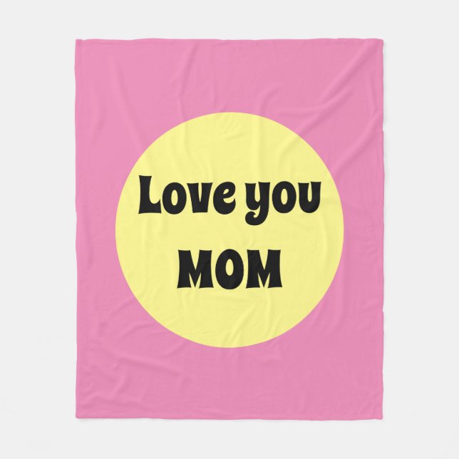 Yellow Big Dot Fleece Blanket (Front)