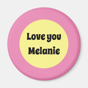 Yellow Big Dot Magnet