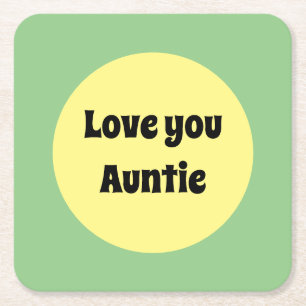 Yellow Big Dot Paper Coaster
