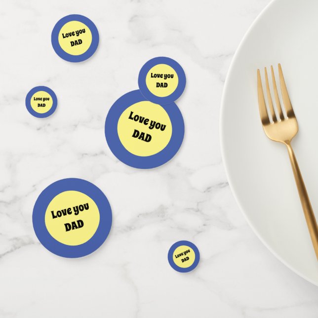 Yellow Big Dot Square Sticker Confetti (Group)