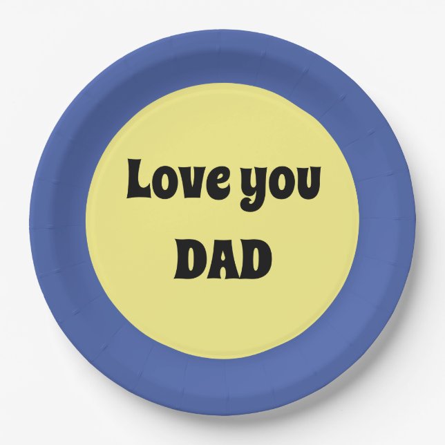 Yellow Big Dot Square Sticker Paper Plate (Front)