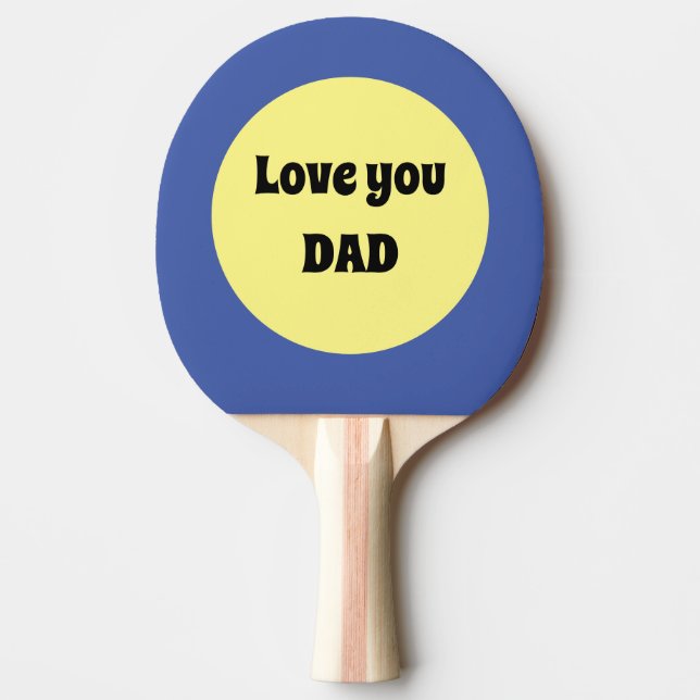 Yellow Big Dot Square Sticker Ping Pong Paddle (Front)