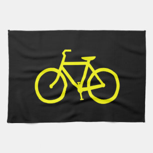 Yellow Bike Tea Towel