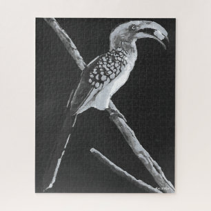 Yellow Billed Hornbill, Kalahari Animal Jigsaw Puzzle