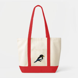 Yellow-billed Magpie Tote Bag