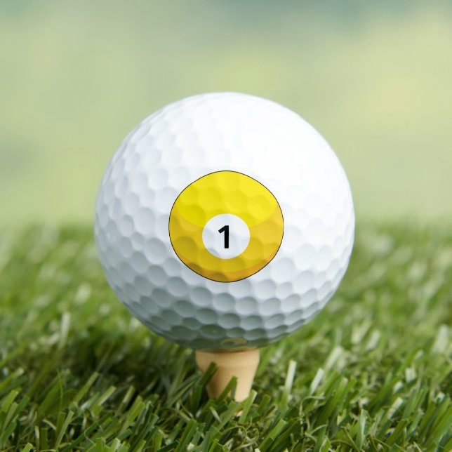 Yellow Billiard Ball Number One (Insitu Tee)