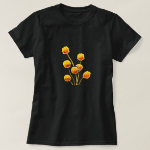 Yellow Billy Button native Australian flower T-Shirt