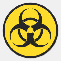 Yellow Biohazard Symbol
