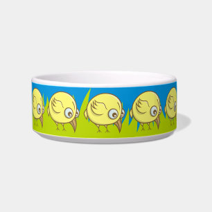 Yellow bird cartoon bowl