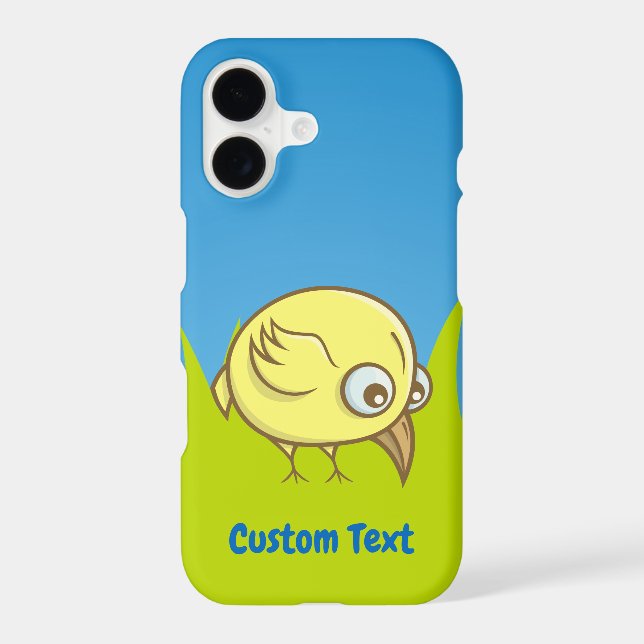Yellow Bird Cartoon iPhone Case (Back)