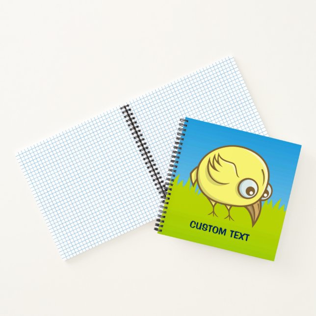 Yellow Bird Cartoon Notebook (Inside)