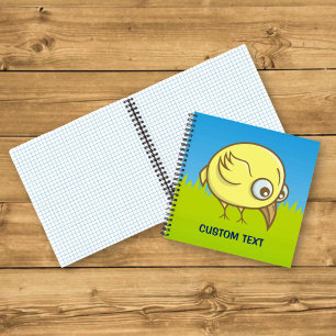 Yellow Bird Cartoon Notebook