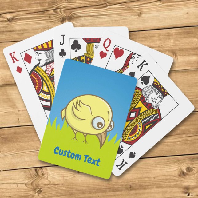 Yellow bird cartoon playing cards (Creator Uploaded)
