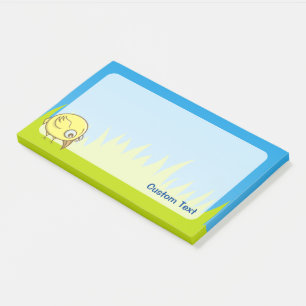 Yellow Bird Cartoon Post-it Notes
