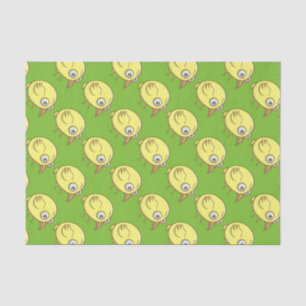 Yellow bird cartoon tissue paper