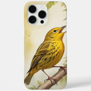 yellow bird iPhone 16 pro max case