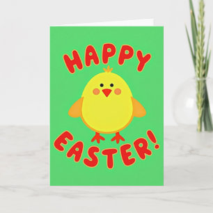 Yellow Bird Easter Card