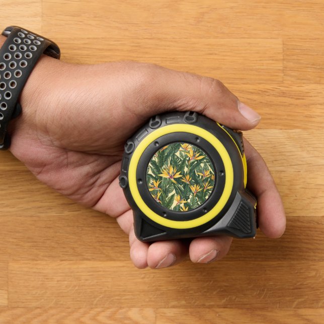 Yellow Bird of Paradise flower pattern 1 (Home)