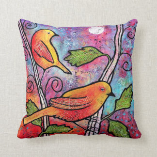 Yellow Bird Pillow